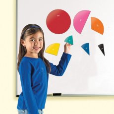 Learning Resources Barevné kruhy s úhly - magnetické