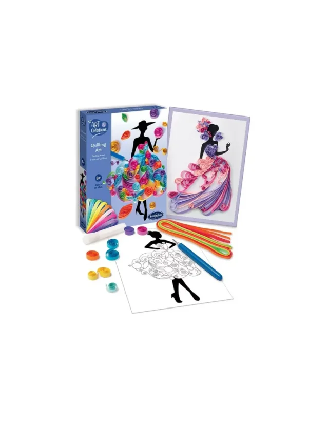 QUILLING ART - Šaty snů