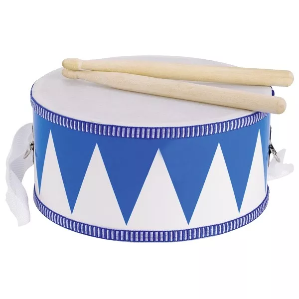 Bubínek modrý s dřevěnými paličkami, 20 cm