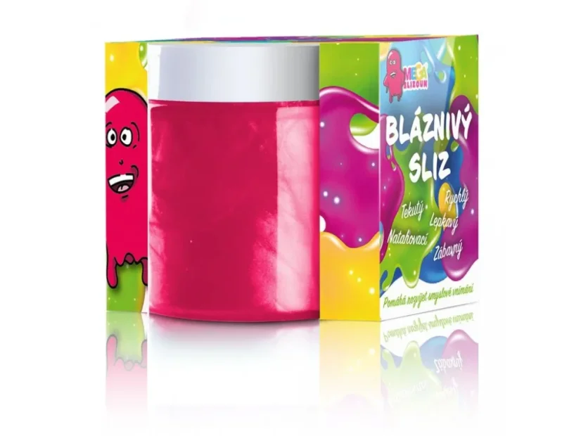 Megaslizoun - bláznivý sliz - růžový s perletí