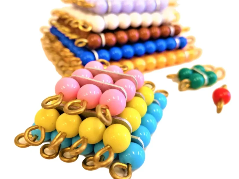 Perlové čtverce (barevné)