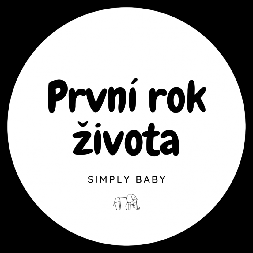 Milníkové kartičky - první rok - unisex