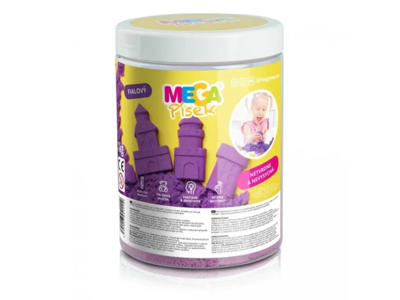 MEGApísek - fialový