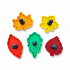 Sada tvořítek - Podzimní listí (5ks)