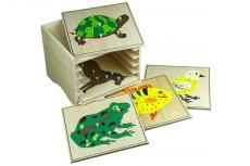 5 ks puzzle s komodou