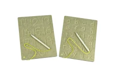 Tabulky na opisování písmen a číslic