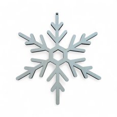 Dřevěná sněhová vločka