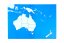 Kontrolní mapa - Australie Nová - bez popisků