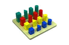 Žebřík - geometrická tělesa