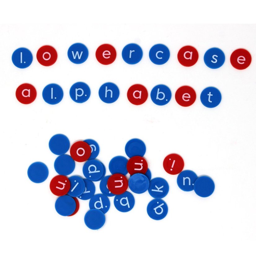 Learning Resources Žetony malá abeceda, 156 ks