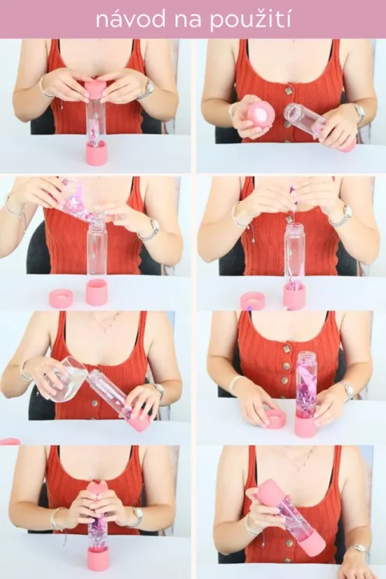 Senzorická lahev - Růžová