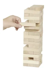 Zábavná hra – Dřevěná věž Jenga natur