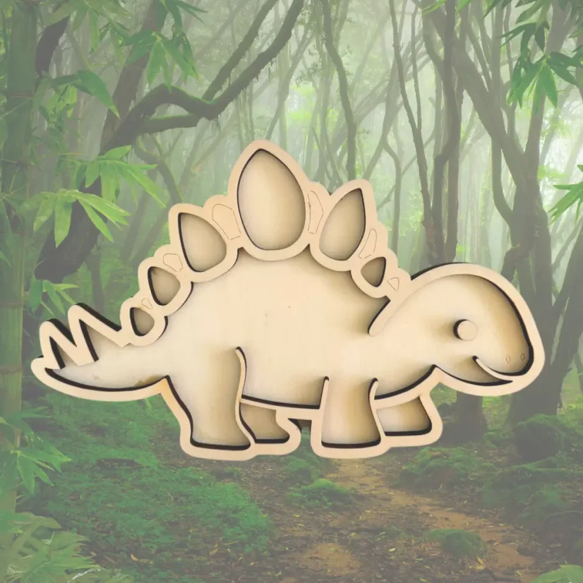 Dinosaurus - dřevěný tác