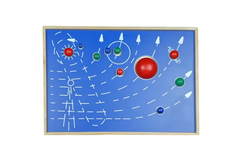 Moyo Montessori Puzzle - mapa - 9 planet