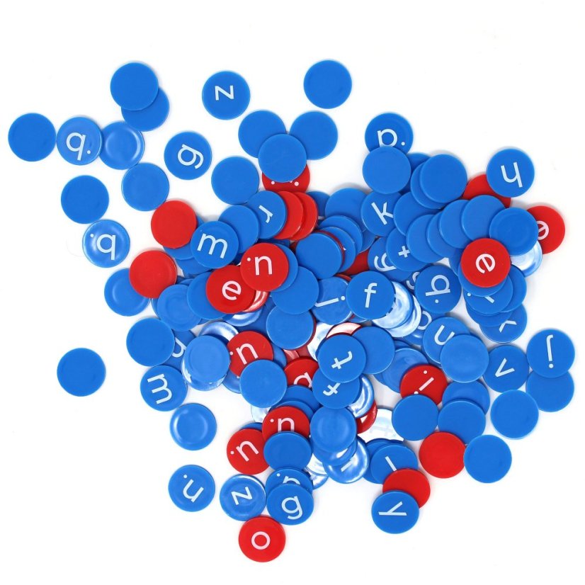 Learning Resources Žetony malá abeceda, 156 ks