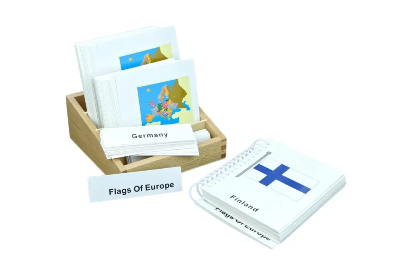 Vlajky Evropy - třísložkové karty
