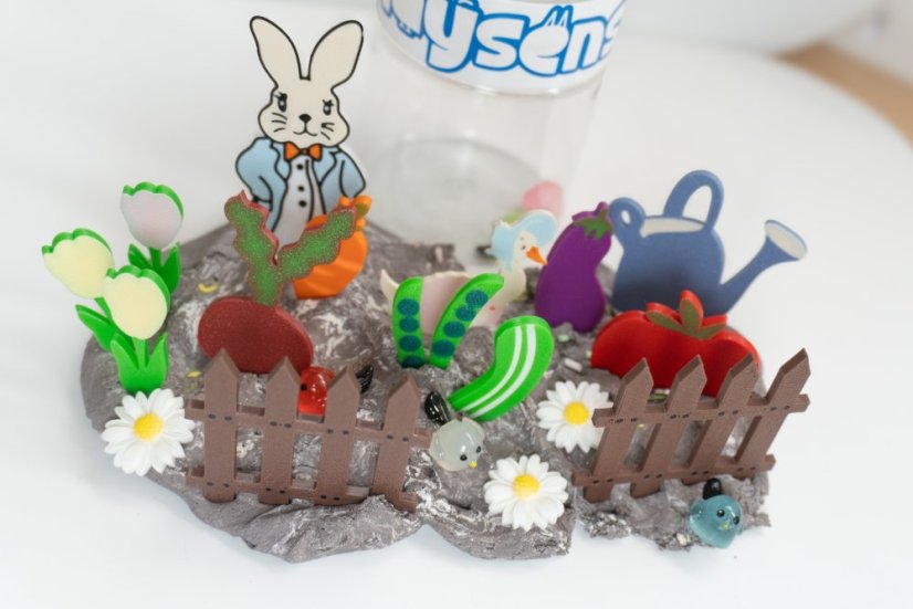 Cestodóza - Králíček Petr na zahrádce - 250g + doplňky