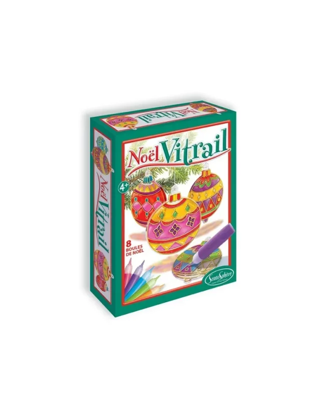 Vánoční vitrážové ozdoby