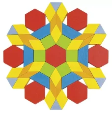 Skládací puzzle - geometrické tvary
