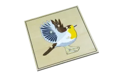 Puzzle s kostrou - pták