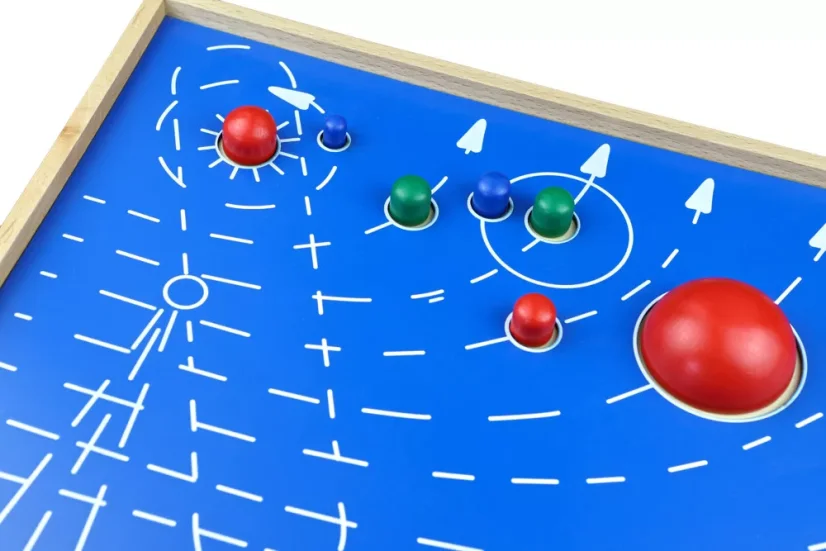 Moyo Montessori Puzzle - mapa - 9 planet