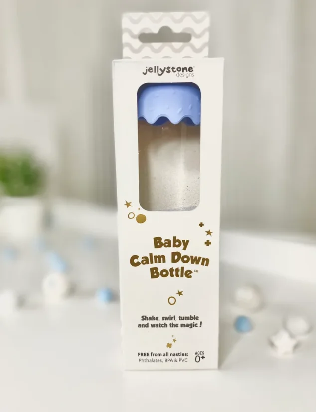 Baby senzorická lahev - modrá