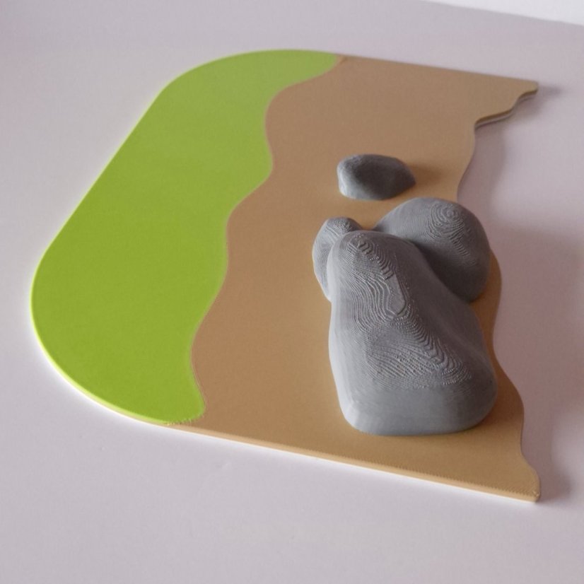 Trofast deska Rybník / Moře / Led