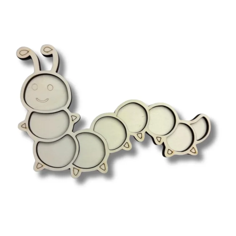 Housenka - dřevěný tác