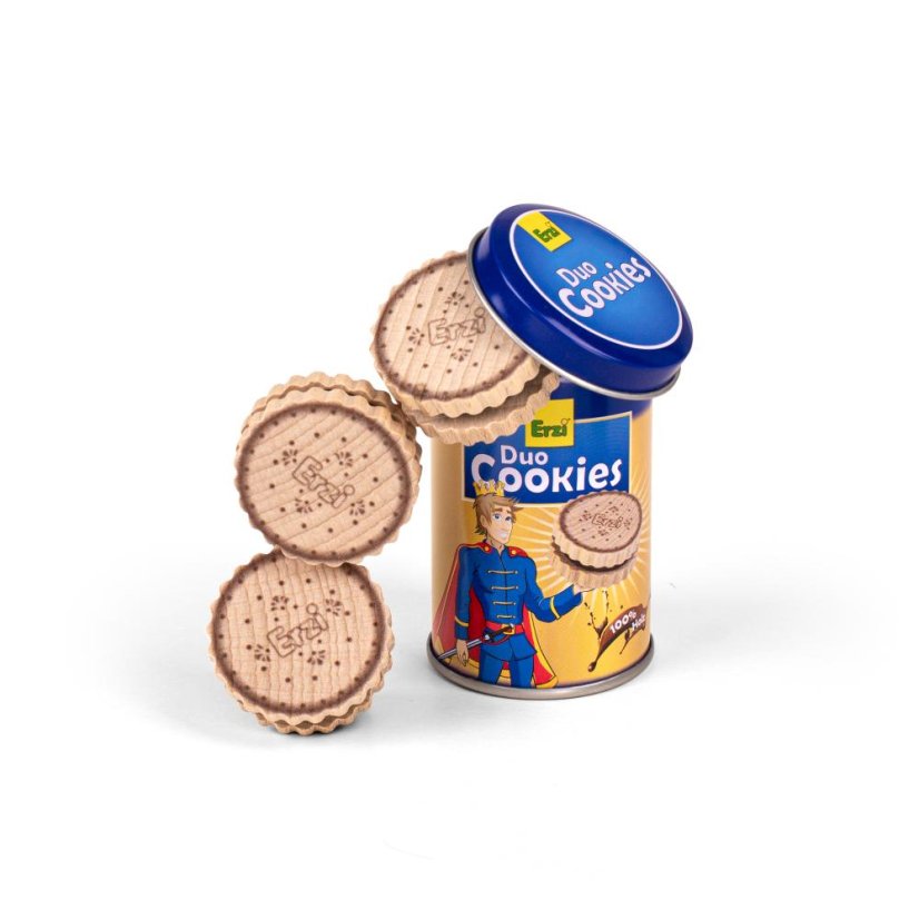 Duo sušenky v plechové dóze