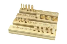 Válečky s úchyty z bukového dřeva