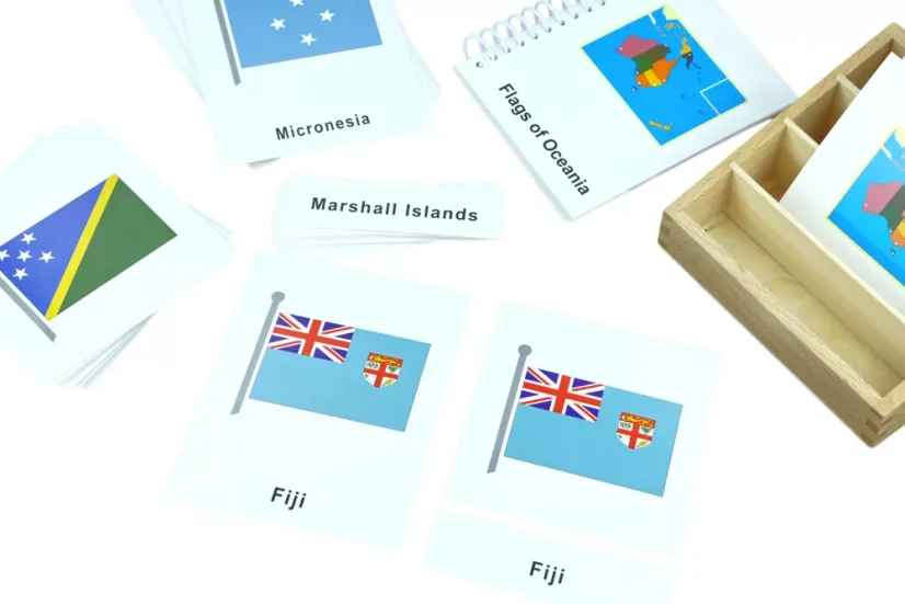 Vlajky Austrálie - třísložkové karty