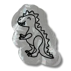 🌈 Duhová samolepka na okno - Dinosaurus