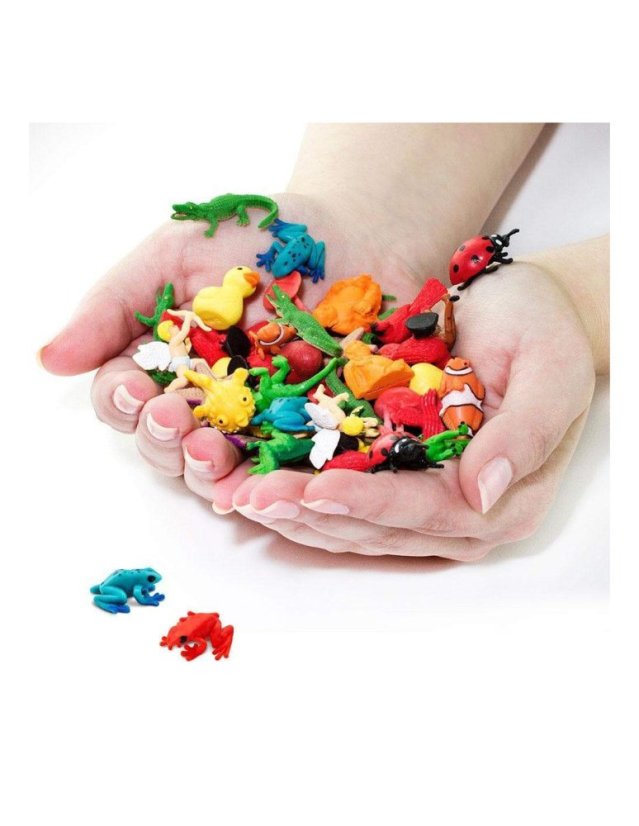 Miniatura - Jedovatá žába 1ks - Barva: Červená