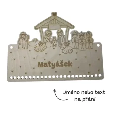 Personalizovaný adventní kalendář - Betlém