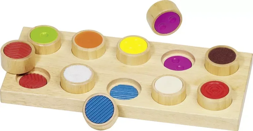 Hmatová hra - různé povrchy