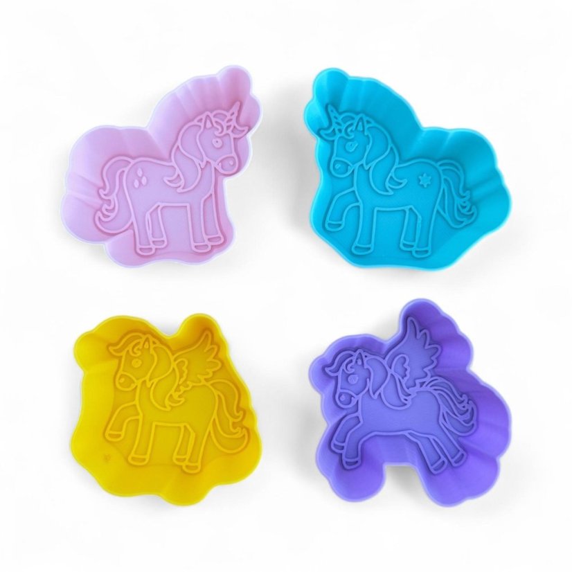 Bábovičky - Jednorožci (4ks)