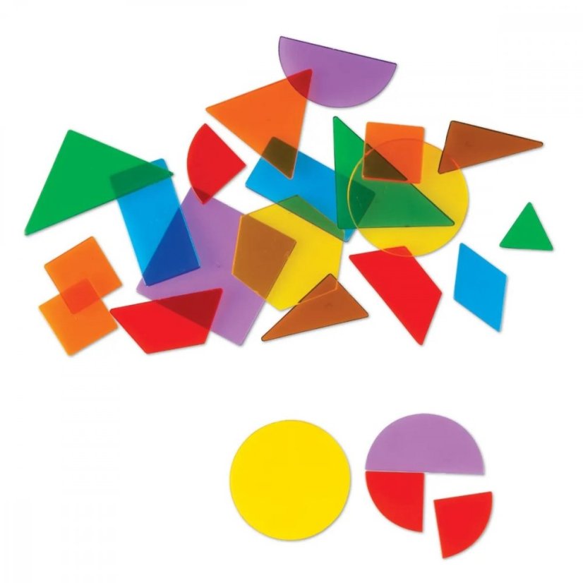 Průsvitné geometrické tvary