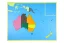 Puzzle - mapa Australie - bez rámečku