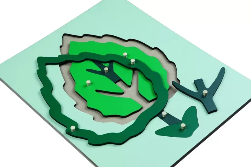 Puzzle - Velký list