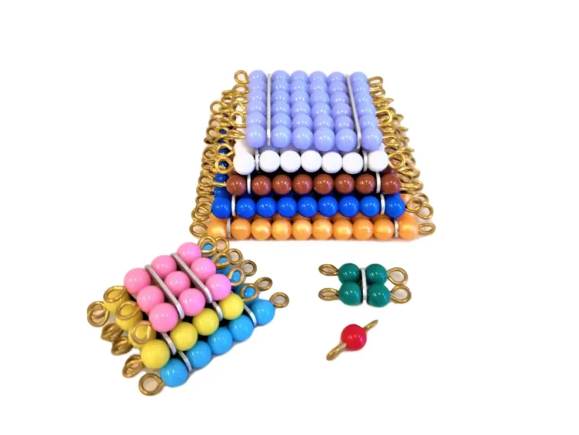 Perlové čtverce (barevné)