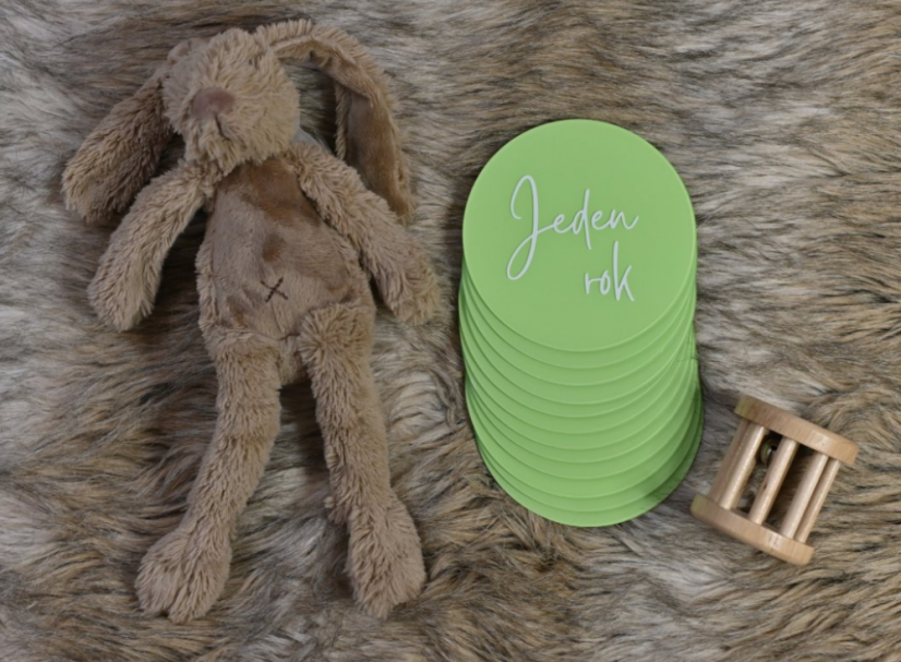 Milníková kolečka - první rok - zelená