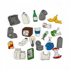 Miniatury - Odpadky mix 21ks
