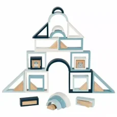 Goki Stavebnice - pastelově modrá