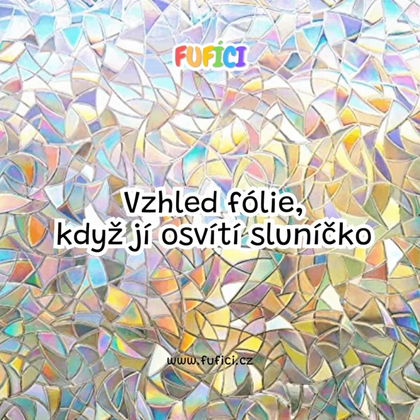 🌈 Duhová samolepka na okno - Motýlek
